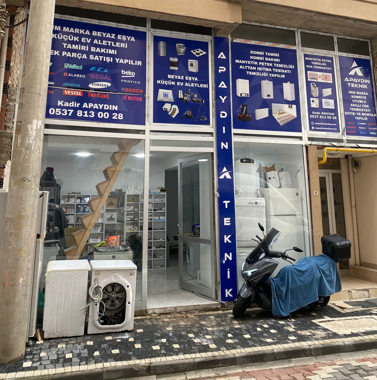 Apaydın Teknik Servis dükkan ön cephesi